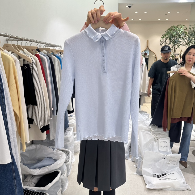 GRACIA韓國東大門代購女裝新款熱賣時尚26春夏推薦長袖T恤GRACIA長袖T恤圖色2