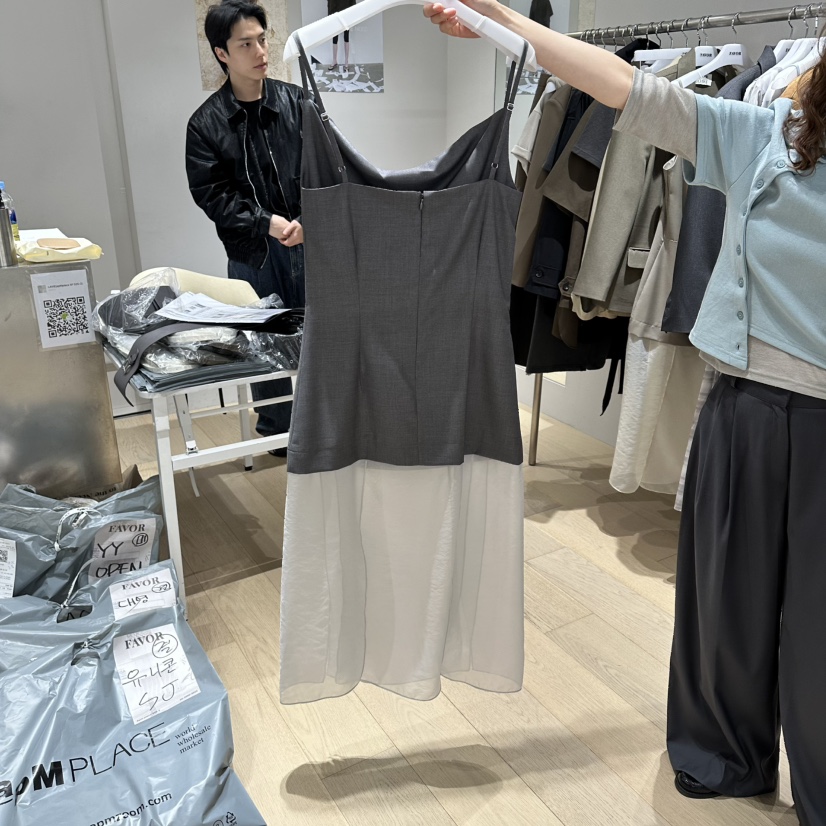 FAVOR-P韓國直郵實拍女裝新品職業休閑人氣時尚26春夏連衣裙FAVOR-P連衣裙