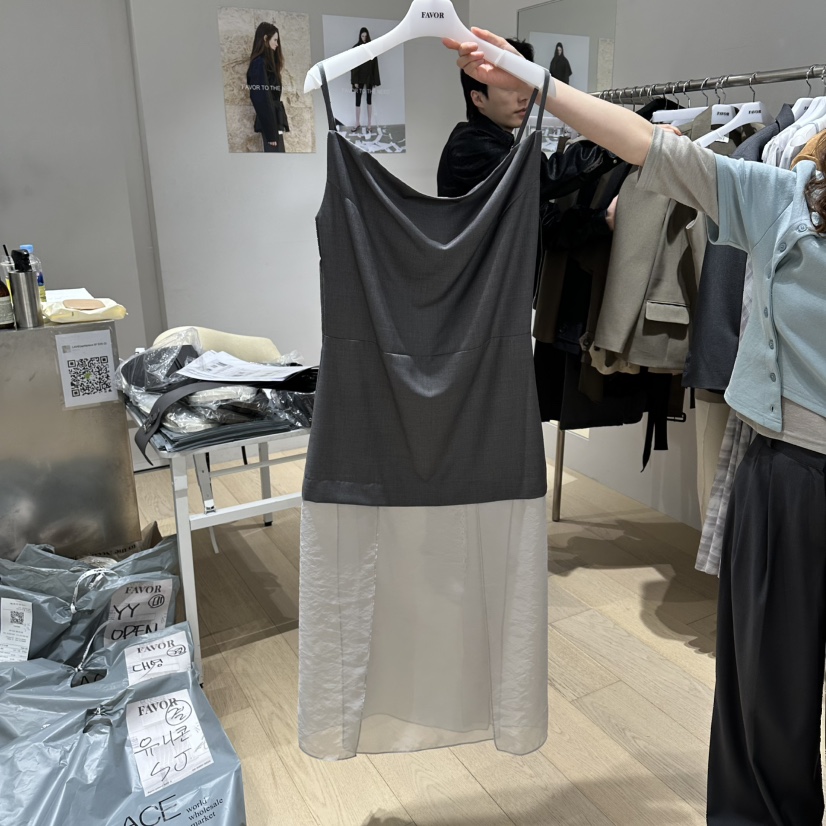 FAVOR-P韓國直郵實拍女裝新品職業休閑人氣時尚26春夏連衣裙FAVOR-P連衣裙圖色2