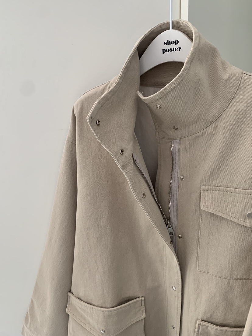 SHOP POSTER韓國東大門代購女裝新品時尚休閑26春夏夾克SHOP_POSTER夾克