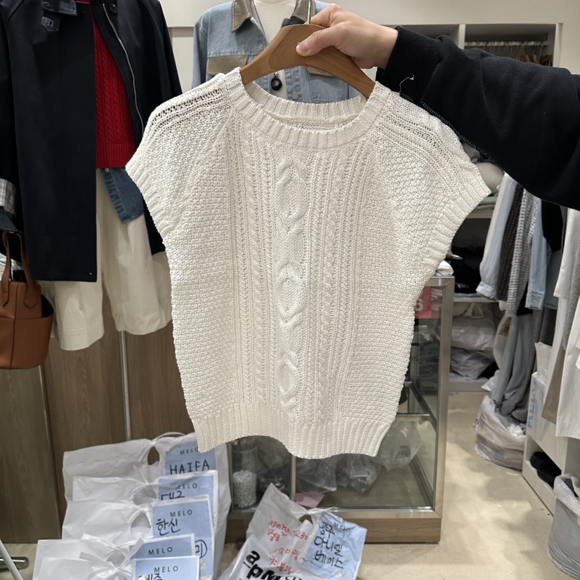 MELO韓國代購女裝新款休閑熱賣推薦時尚人氣職業26春夏針織衫MELO針織衫圖色2