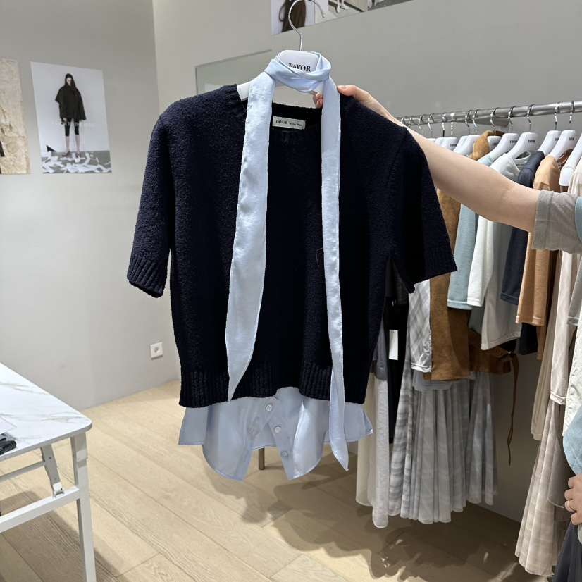 FAVOR-P韓國東大門直郵女士新品26春夏時尚熱賣人氣套裝FAVOR-P套裝圖色2