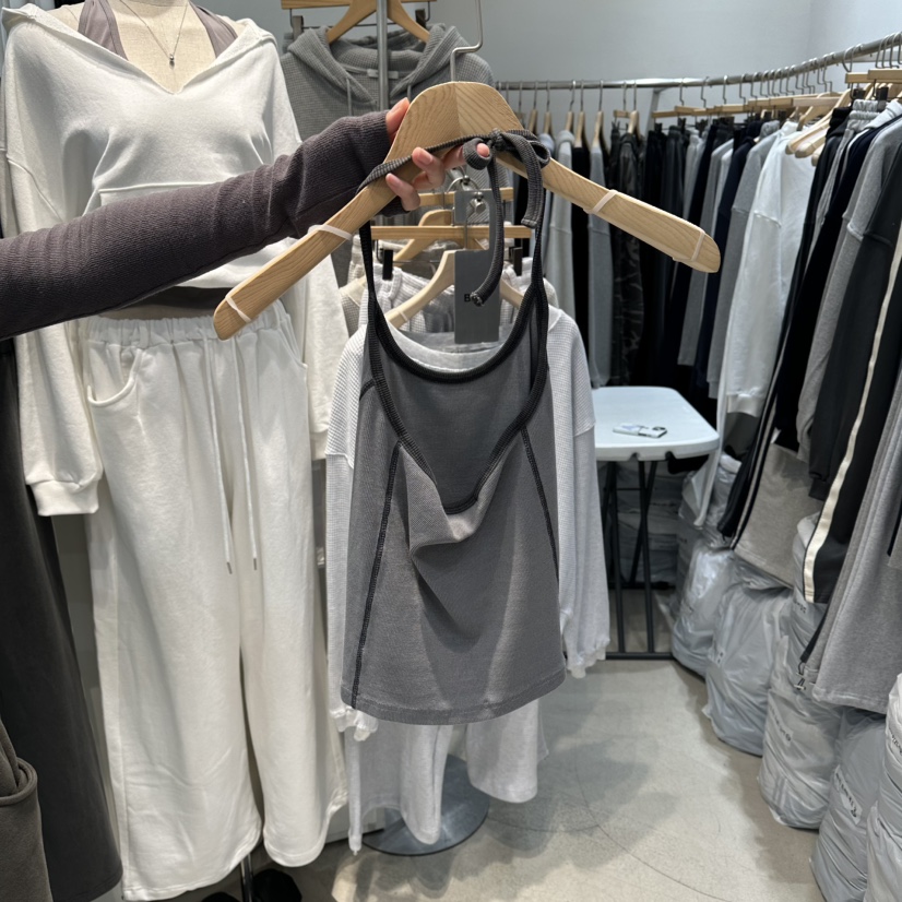 W.FATAL韓國直郵實拍女士新款休閑職業人氣26春夏吊帶背心W.FATAL吊帶/背心