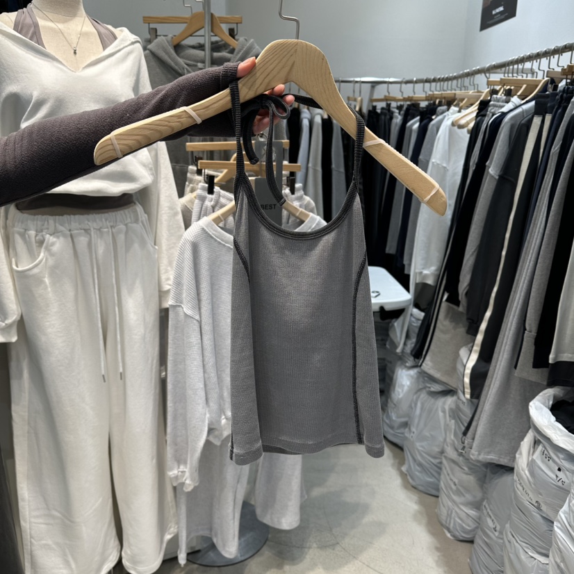 W.FATAL韓國直郵實拍女士新款休閑職業人氣26春夏吊帶背心W.FATAL吊帶/背心圖色1