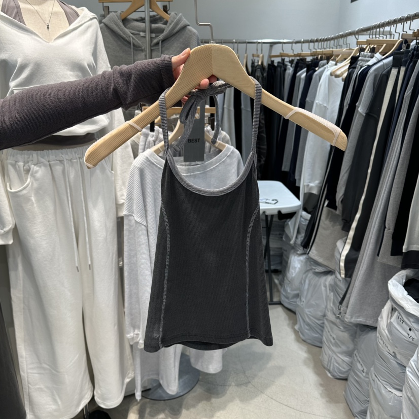 W.FATAL韓國直郵實拍女士新款休閑職業人氣26春夏吊帶背心W.FATAL吊帶/背心圖色2