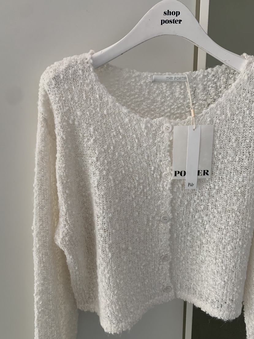 SHOP POSTER韓國直郵實拍女裝新品時尚休閑推薦針織衫開衫SHOP_POSTER針織衫