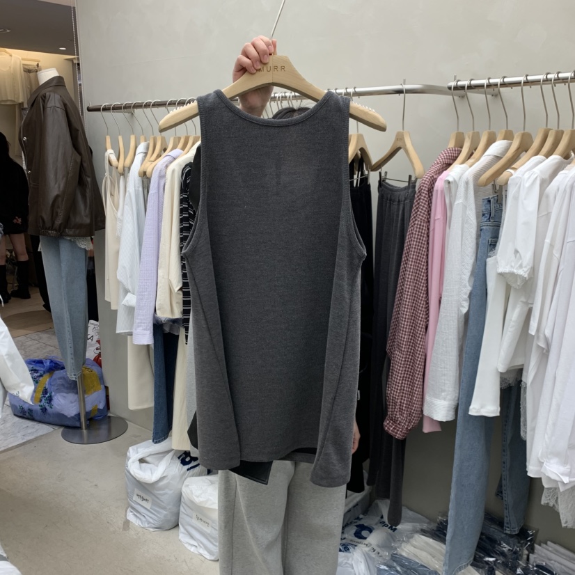 MURR韓國東大門直郵女士新款熱賣職業26春夏人氣吊帶背心MURR吊帶/背心圖色3