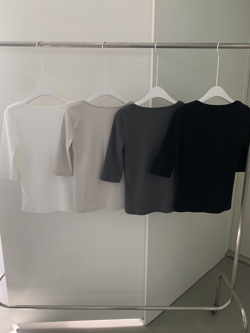 SHOP POSTER韓國東大門直郵女士新款休閑人氣時尚長袖T恤SHOP_POSTER長袖T恤