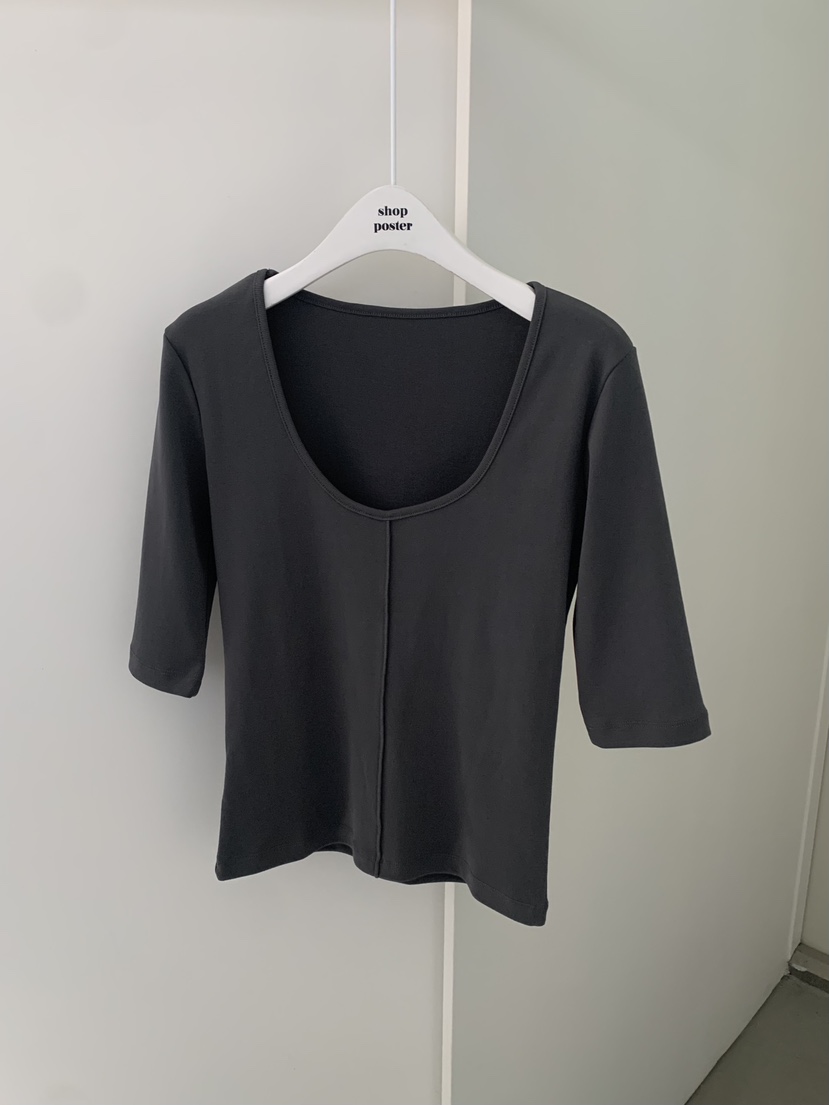 SHOP POSTER韓國東大門直郵女士新款休閑人氣時尚長袖T恤SHOP_POSTER長袖T恤圖色2