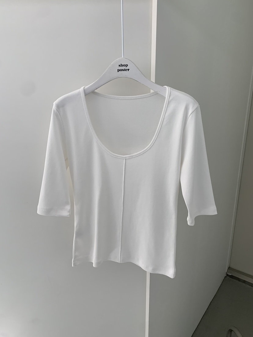 SHOP POSTER韓國東大門直郵女士新款休閑人氣時尚長袖T恤SHOP_POSTER長袖T恤圖色4