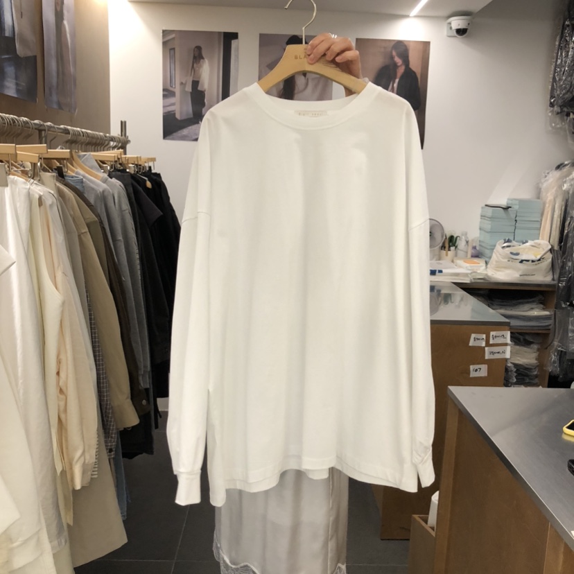 BLAIR韓國直郵女士新品26春夏休閑熱賣職業時尚人氣長袖T恤BLAIR seoul長袖T恤圖色1