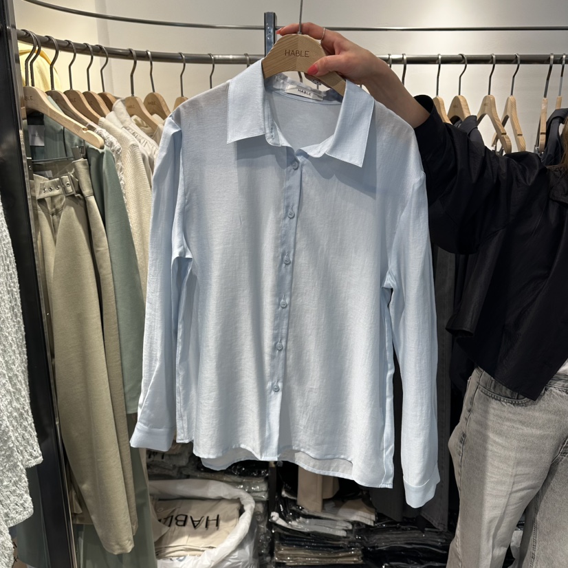 HABLE韓國東大門直郵女裝新款26春夏熱賣推薦職業襯衫蕾絲衫HABLE襯衫/蕾絲衫圖色3