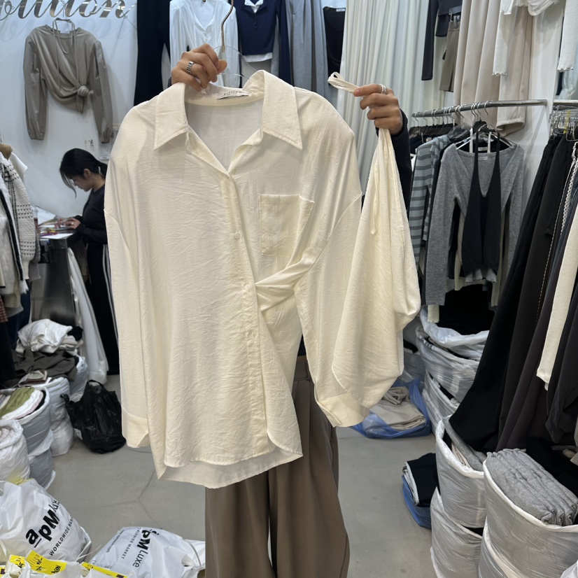 BILLION-L韓國東大門代購女裝新品職業休閑熱賣襯衫蕾絲衫BILLION-L襯衫/蕾絲衫圖色2