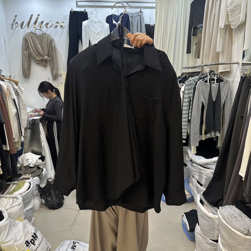 BILLION-L韓國東大門代購女裝新品職業休閑熱賣襯衫蕾絲衫BILLION-L襯衫/蕾絲衫圖色3