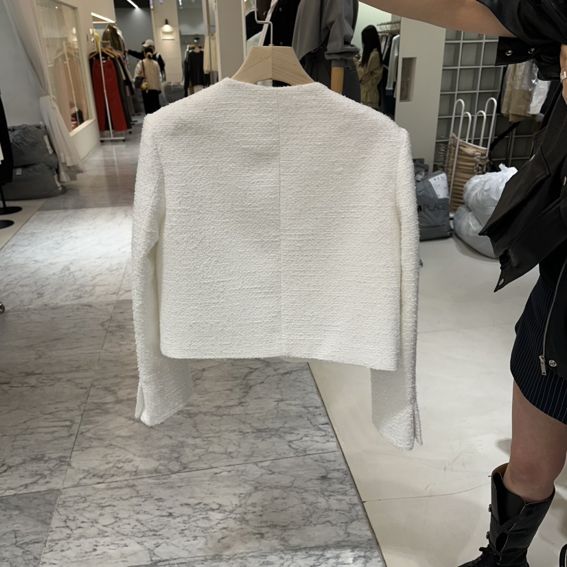 BES韓國東大門代購女裝新品熱賣人氣時尚休閑推薦夾克粗花呢BES SEOUL夾克