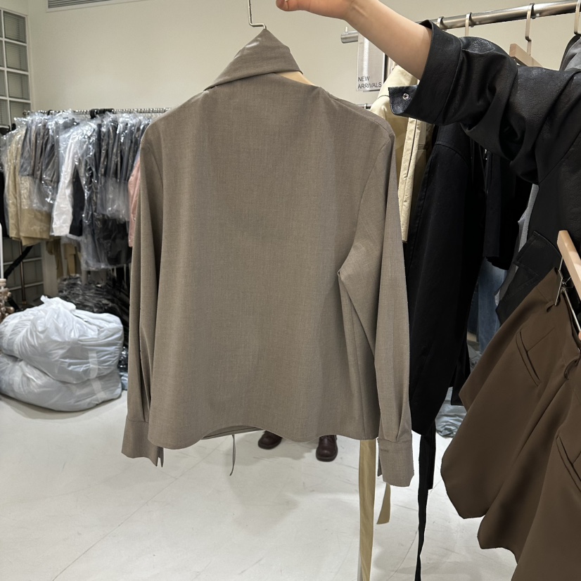 BES韓國直郵實拍女士新款職業人氣時尚推薦26春夏襯衫蕾絲衫BES SEOUL襯衫/蕾絲衫