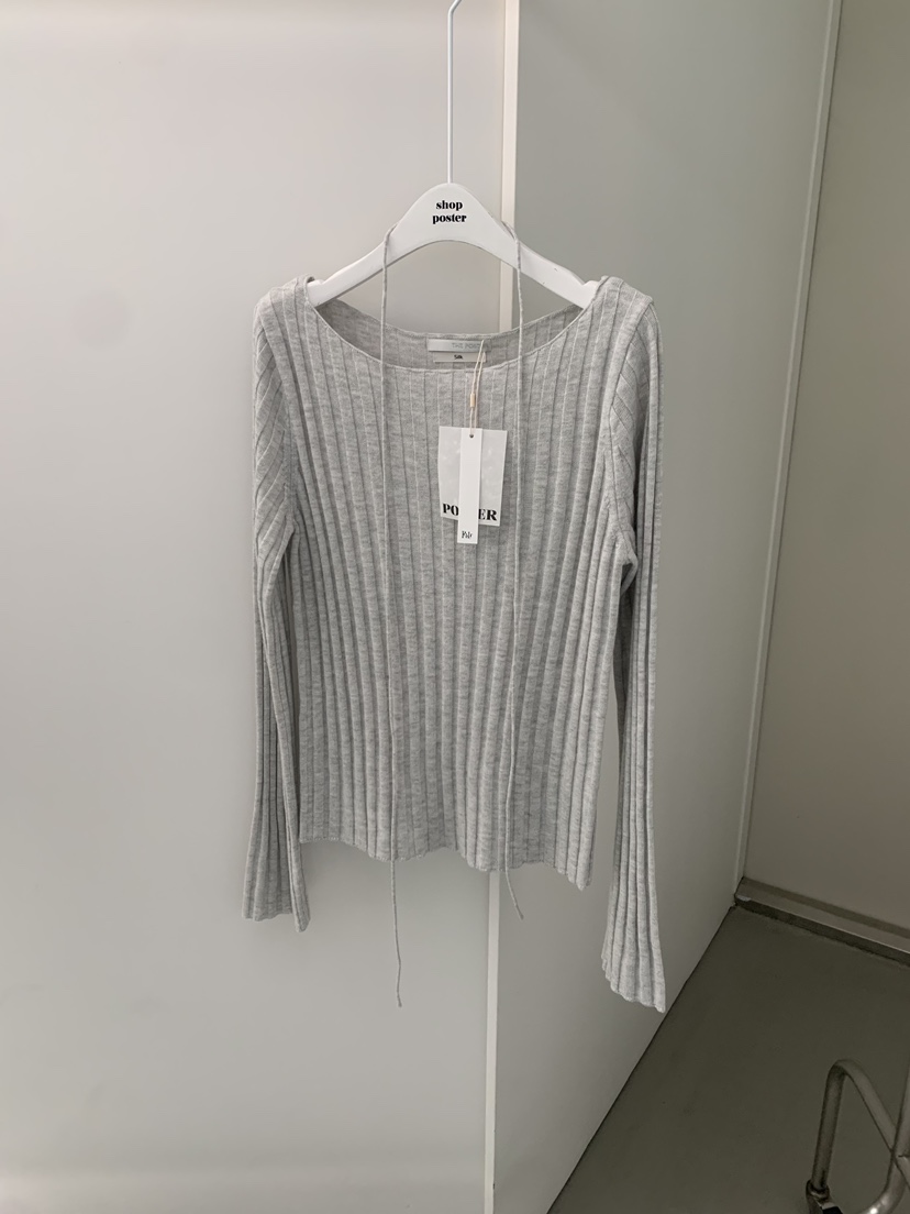 SHOP POSTER韓國東大門代購女士新品26春夏休閑針織衫絲綢SHOP_POSTER針織衫圖色2