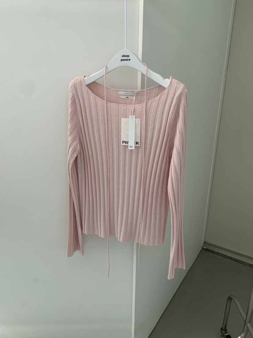 SHOP POSTER韓國東大門代購女士新品26春夏休閑針織衫絲綢SHOP_POSTER針織衫圖色3