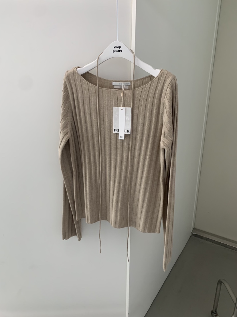 SHOP POSTER韓國東大門代購女士新品26春夏休閑針織衫絲綢SHOP_POSTER針織衫圖色4