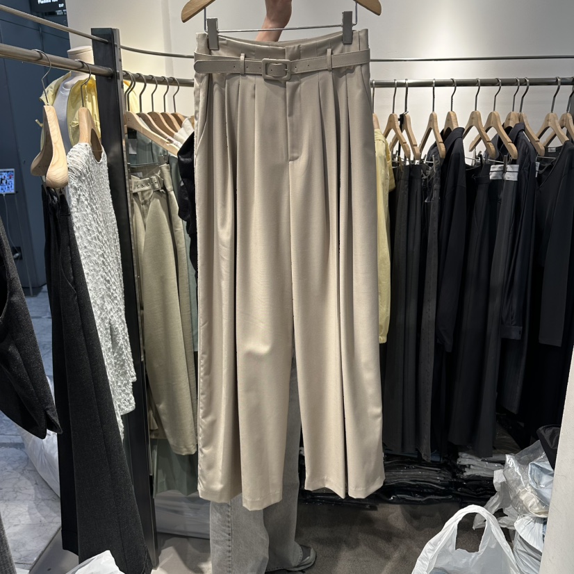 HABLE韓國東大門直郵女裝新品熱賣推薦職業人氣休閑褲含腰帶HABLE休閑褲圖色1