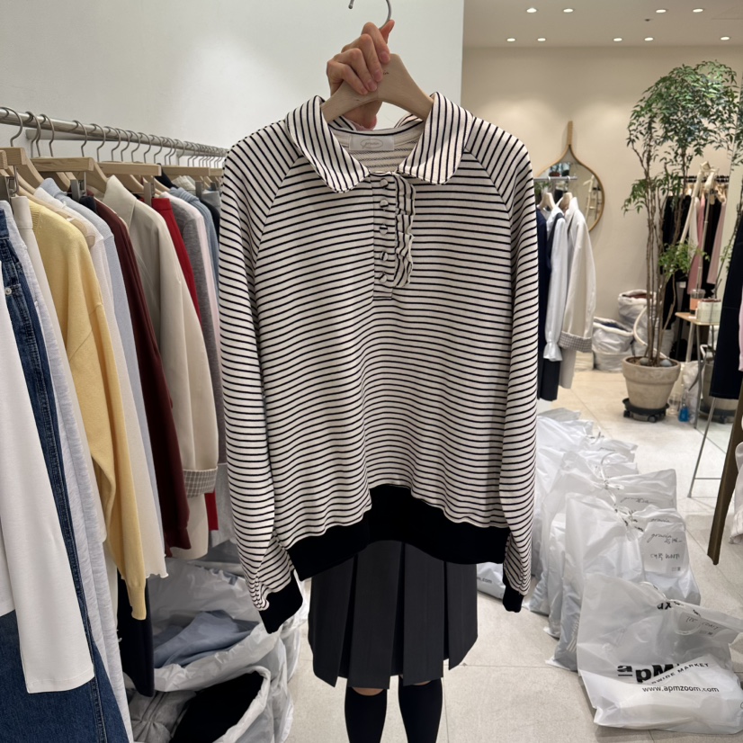 GRACIA韓國直郵女士新品職業休閑熱賣26春夏時尚衛衣紐扣GRACIA衛衣圖色3實際價格44000