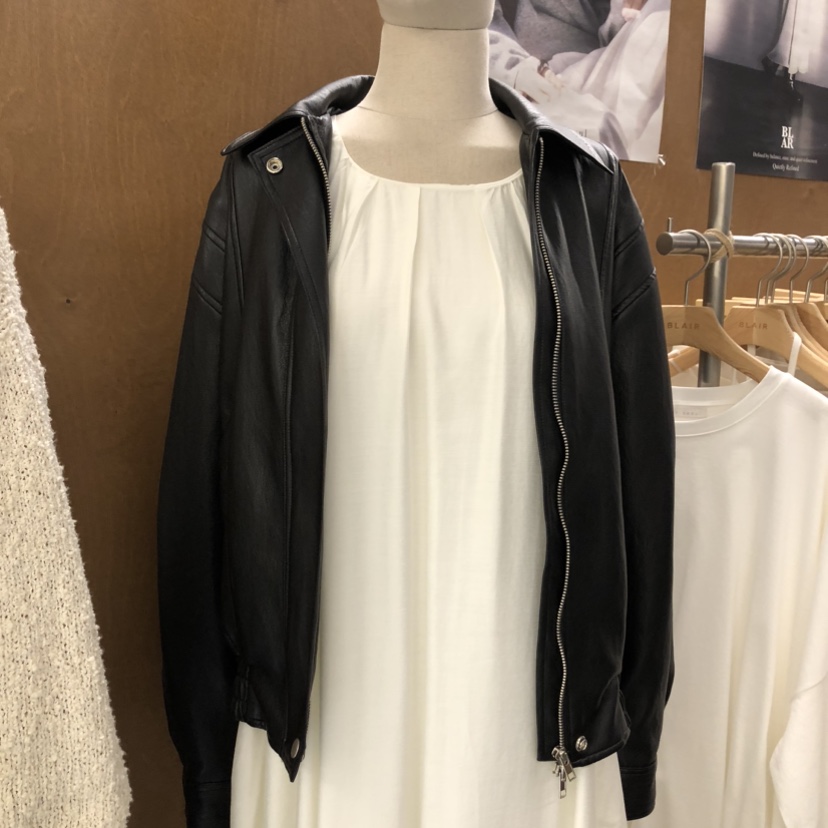 BLAIR韓國東大門代購女士新品熱賣推薦26春夏職業夾克皮革BLAIR seoul夾克圖色2