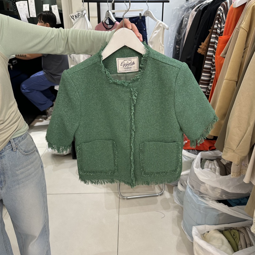 EGG IS韓國直郵實拍女士新品26春夏熱賣時尚人氣休閑夾克EGG IS夾克圖色2