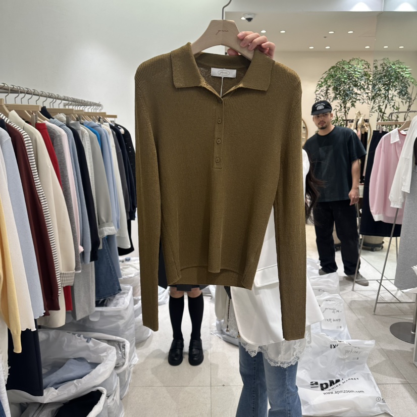 GRACIA韓國直郵女裝新品推薦人氣時尚26春夏休閑針織衫柔軟GRACIA針織衫圖色3