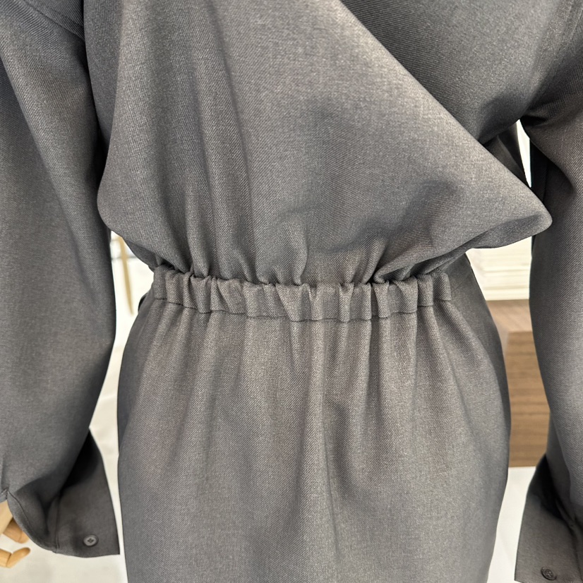 BES韓國東大門直郵女士新款熱賣時尚26春夏職業連衣裙系帶BES SEOUL連衣裙