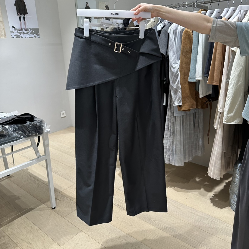 FAVOR-P韓國代購女士新款休閑時尚推薦26春夏人氣職業裙褲FAVOR-P裙褲圖色2