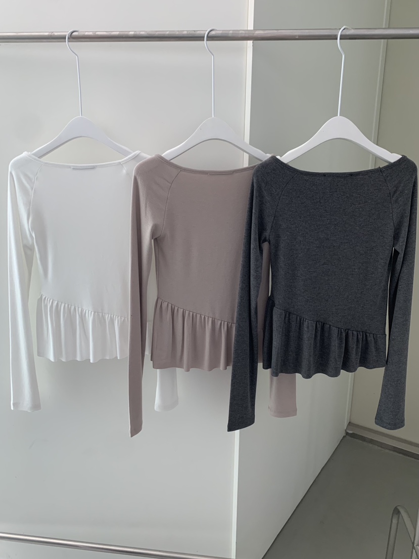 SHOP POSTER韓國代購女裝新品熱賣人氣推薦職業休閑長袖T恤SHOP_POSTER長袖T恤