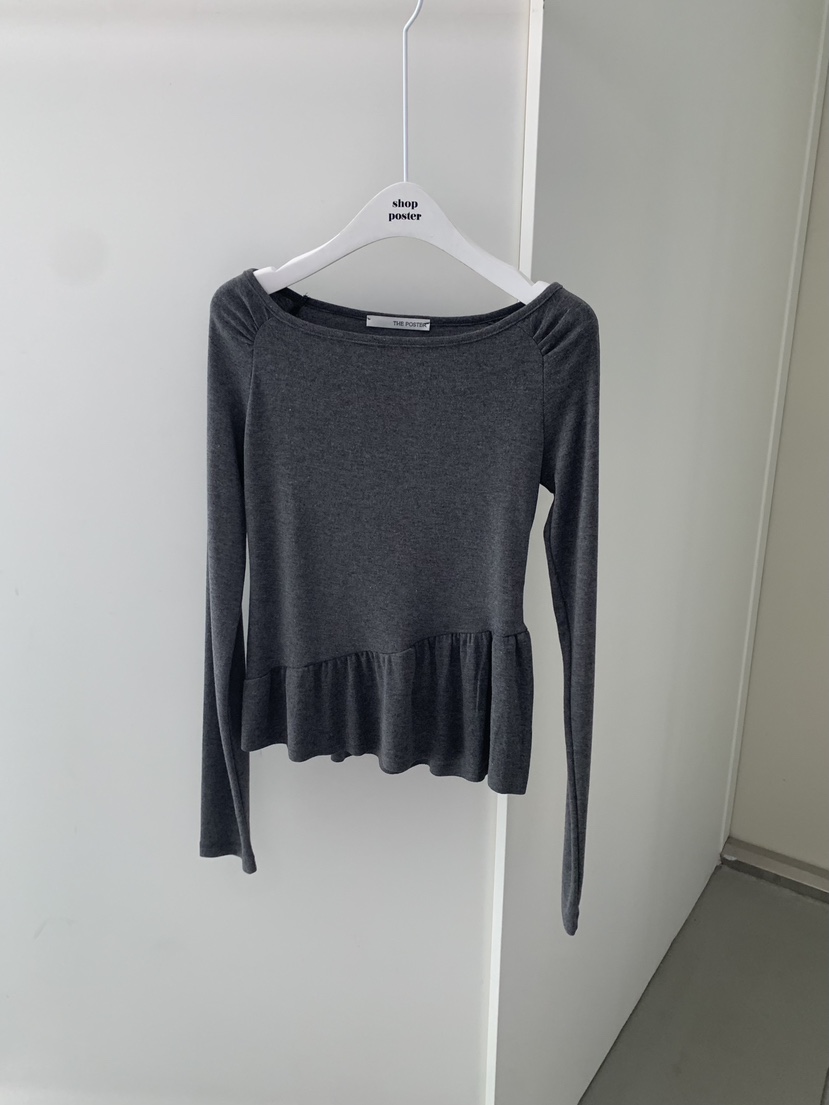 SHOP POSTER韓國代購女裝新品熱賣人氣推薦職業休閑長袖T恤SHOP_POSTER長袖T恤圖色3