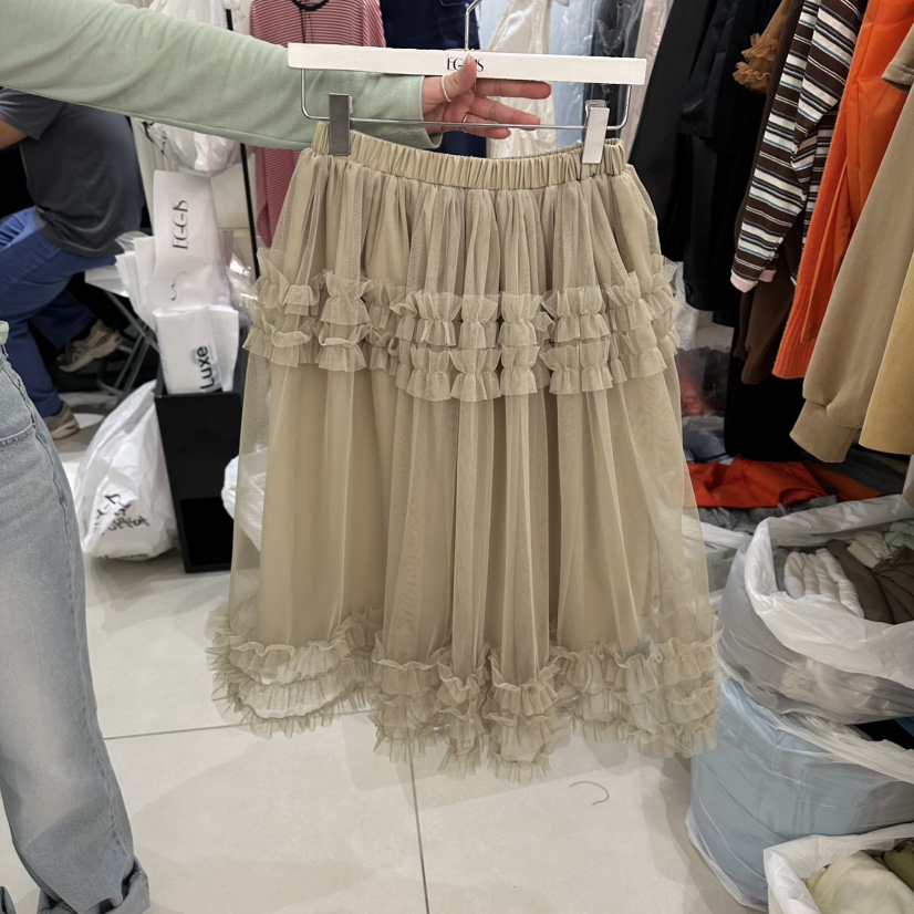 EGG IS韓國東大門直郵女士新款26春夏熱賣職業半身裙中短裙EGG IS半身裙/中短裙圖色2