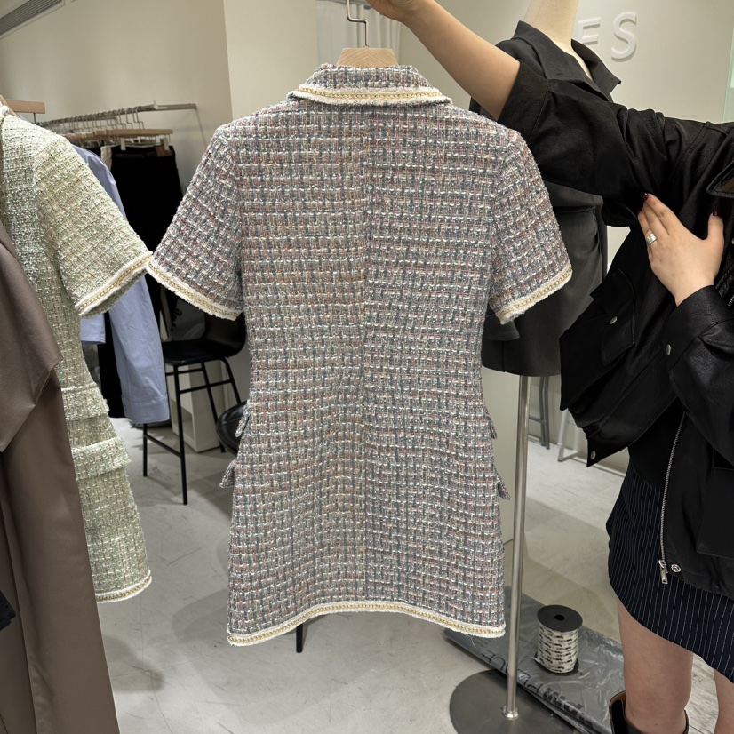 BES韓國直郵實拍女裝新款休閑時尚人氣推薦職業26春夏連衣裙BES SEOUL連衣裙