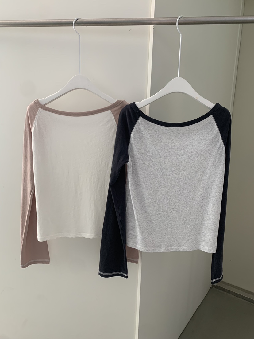 SHOP POSTER韓國代購女裝新款職業推薦熱賣人氣時尚長袖T恤SHOP_POSTER長袖T恤