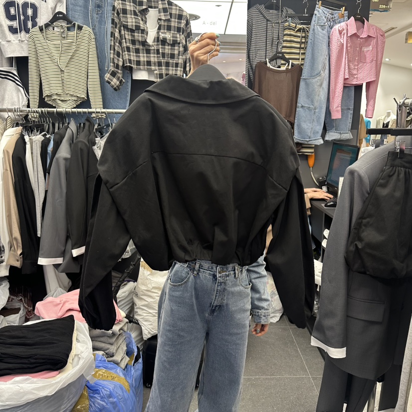 A-DEL韓國東大門代購女裝新品職業熱賣休閑人氣26春夏夾克A-DEL夾克