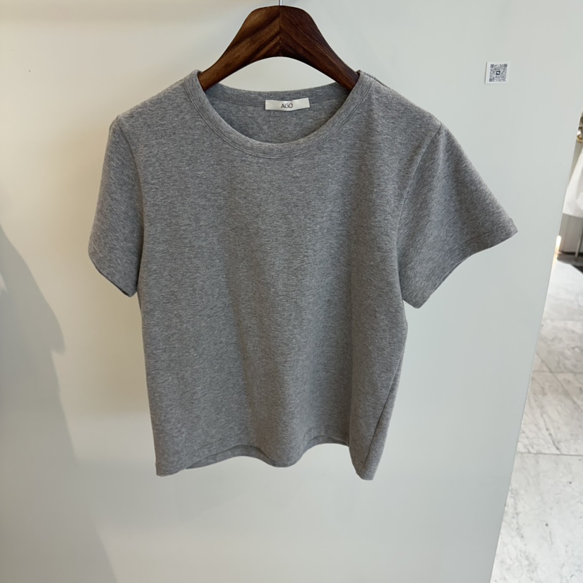 AGO韓國直郵女裝新品休閑職業26春夏人氣熱賣推薦時尚T恤AGOT恤圖色2