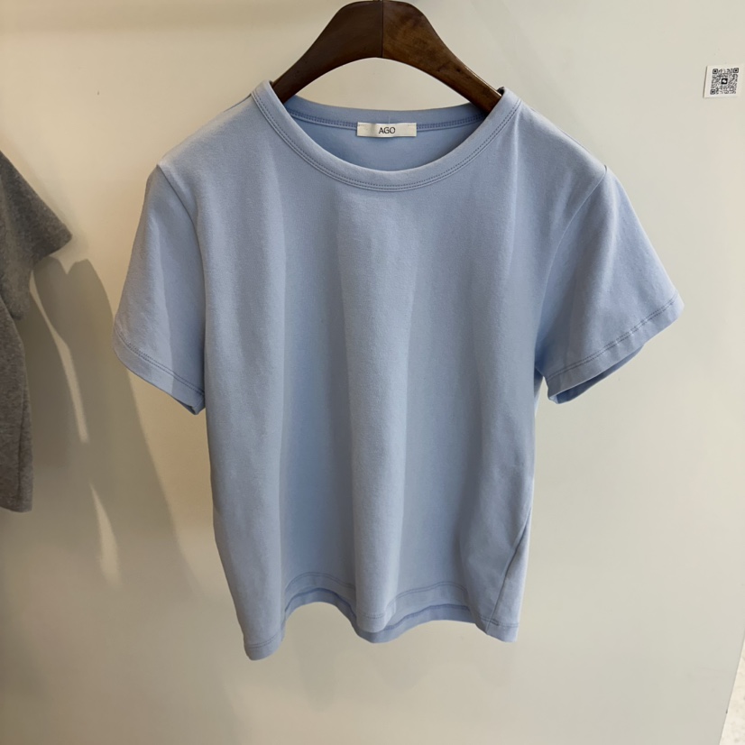AGO韓國直郵女裝新品休閑職業26春夏人氣熱賣推薦時尚T恤AGOT恤圖色3
