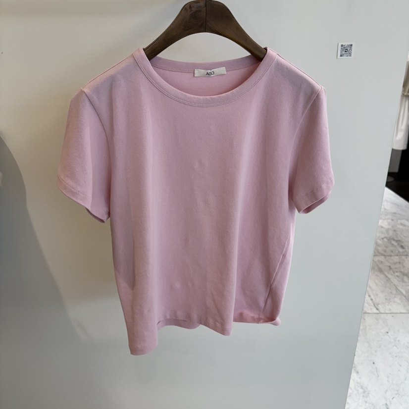 AGO韓國直郵女裝新品休閑職業26春夏人氣熱賣推薦時尚T恤AGOT恤圖色5