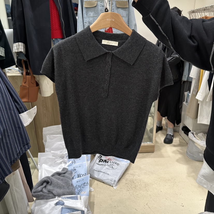 MELO韓國代購女裝新款時尚推薦26春夏休閑職業人氣針織衫MELO針織衫圖色2