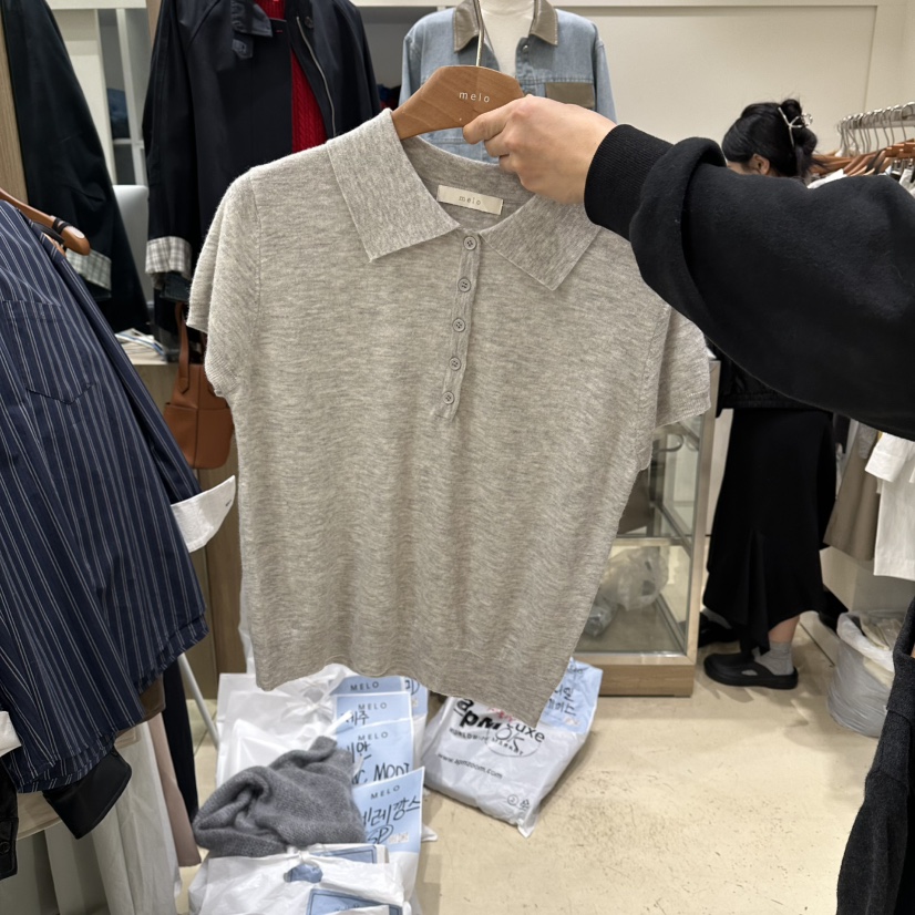 MELO韓國代購女裝新款時尚推薦26春夏休閑職業人氣針織衫MELO針織衫圖色3