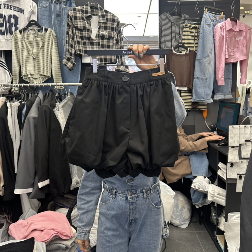 A-DEL韓國東大門直郵女士新品26春夏時尚職業人氣休閑短褲A-DEL短褲圖色2