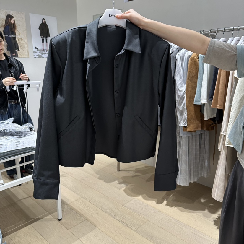 FAVOR-P韓國直郵女裝新款26春夏時尚休閑熱賣推薦職業夾克FAVOR-P夾克圖色2