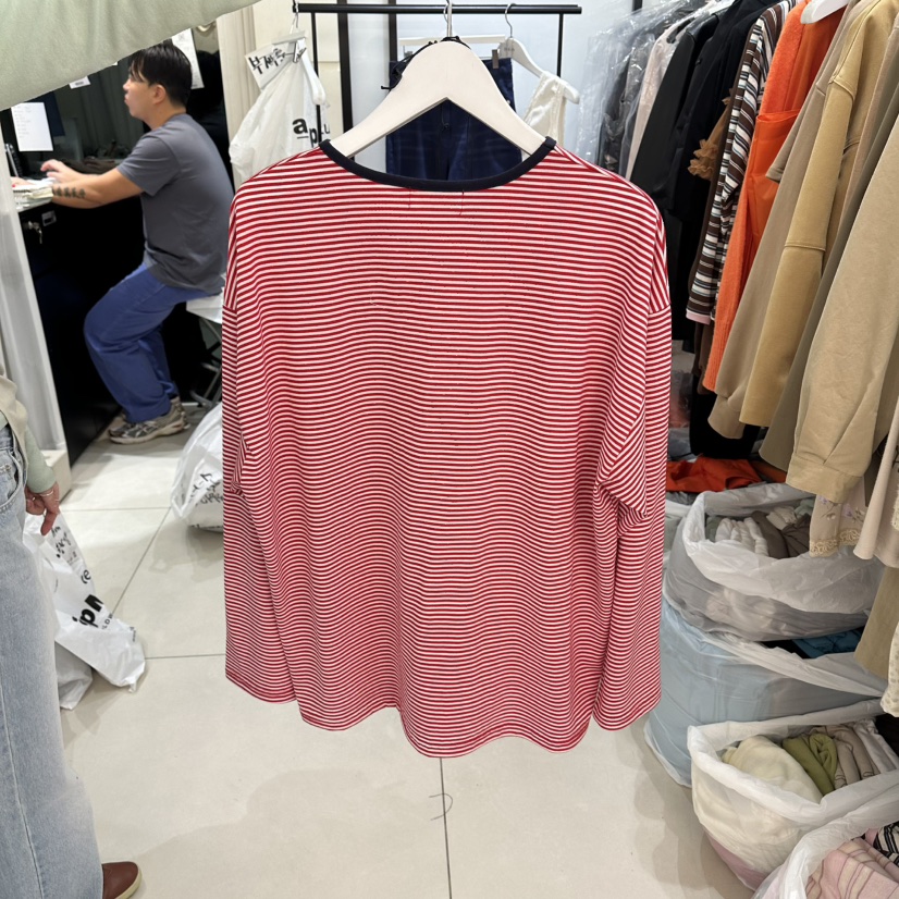 EGG IS韓國代購女裝新品26春夏人氣推薦時尚職業長袖T恤EGG IS長袖T恤