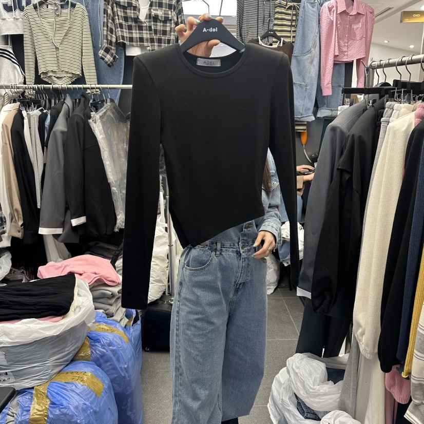 A-DEL韓國代購女裝新款熱賣時尚職業推薦26春夏人氣長袖T恤A-DEL長袖T恤圖色3