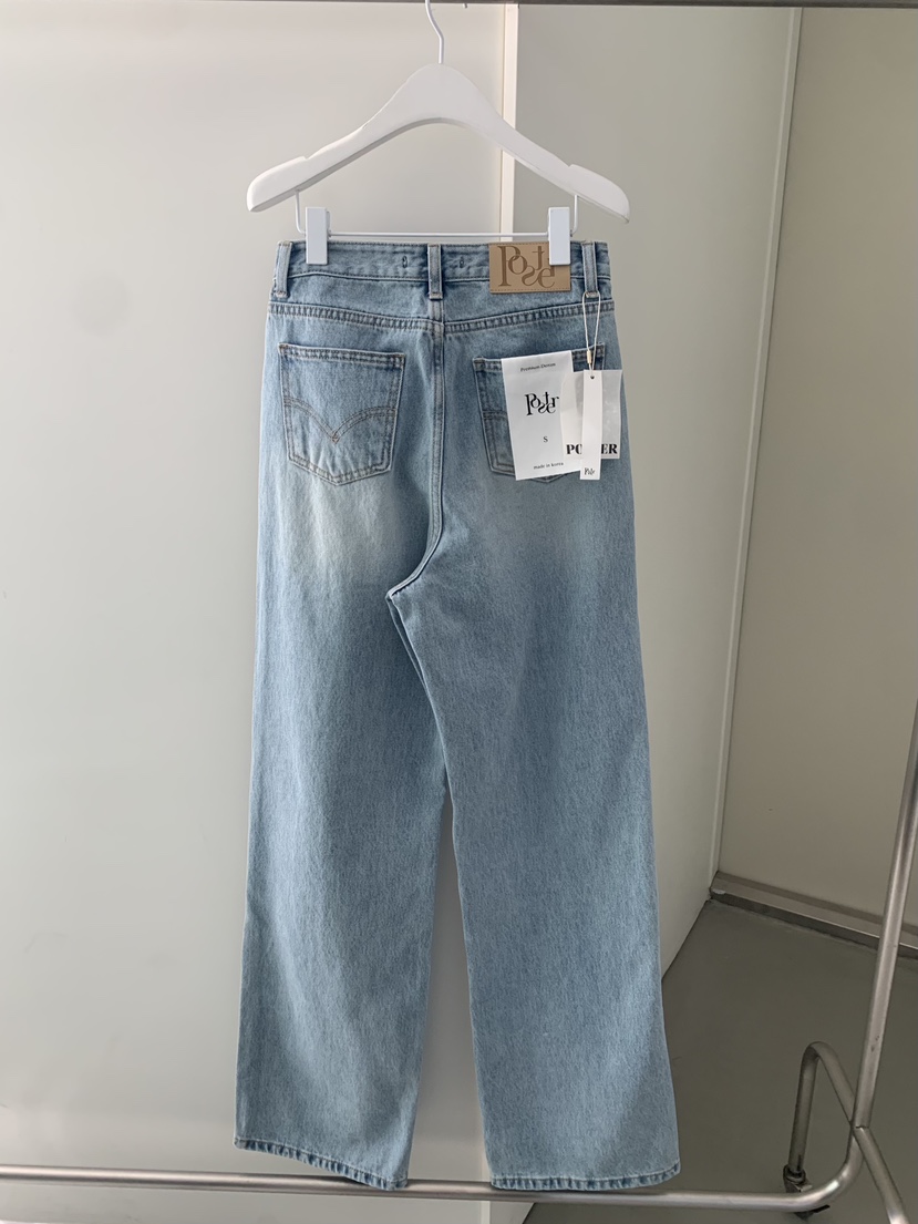 SHOP POSTER韓國代購女士新品時尚職業26春夏人氣牛仔褲SHOP_POSTER牛仔褲