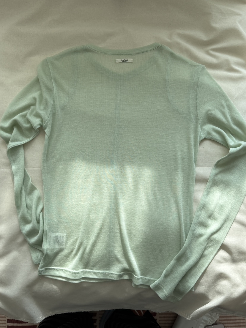 I MFACT韓國東大門直郵女裝新款時尚26春夏長袖T恤不含內搭I MFACT長袖T恤