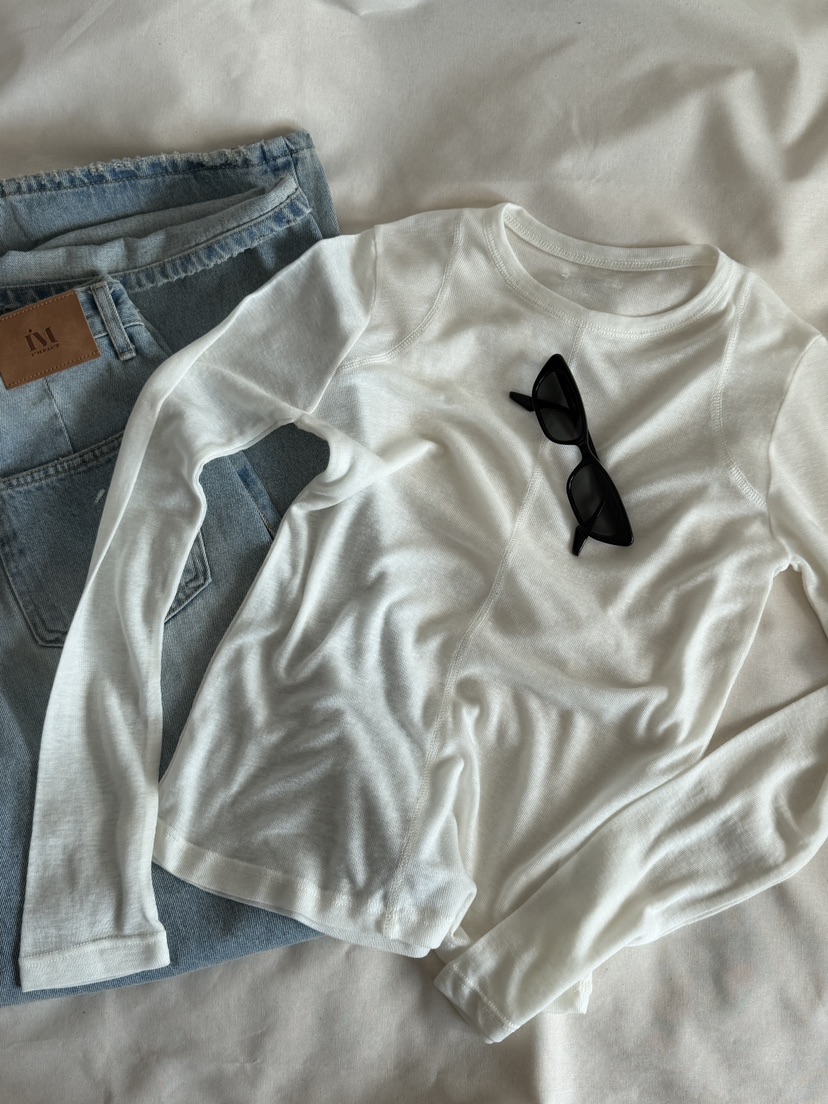 I MFACT韓國東大門直郵女裝新款時尚26春夏長袖T恤不含內搭I MFACT長袖T恤圖色6