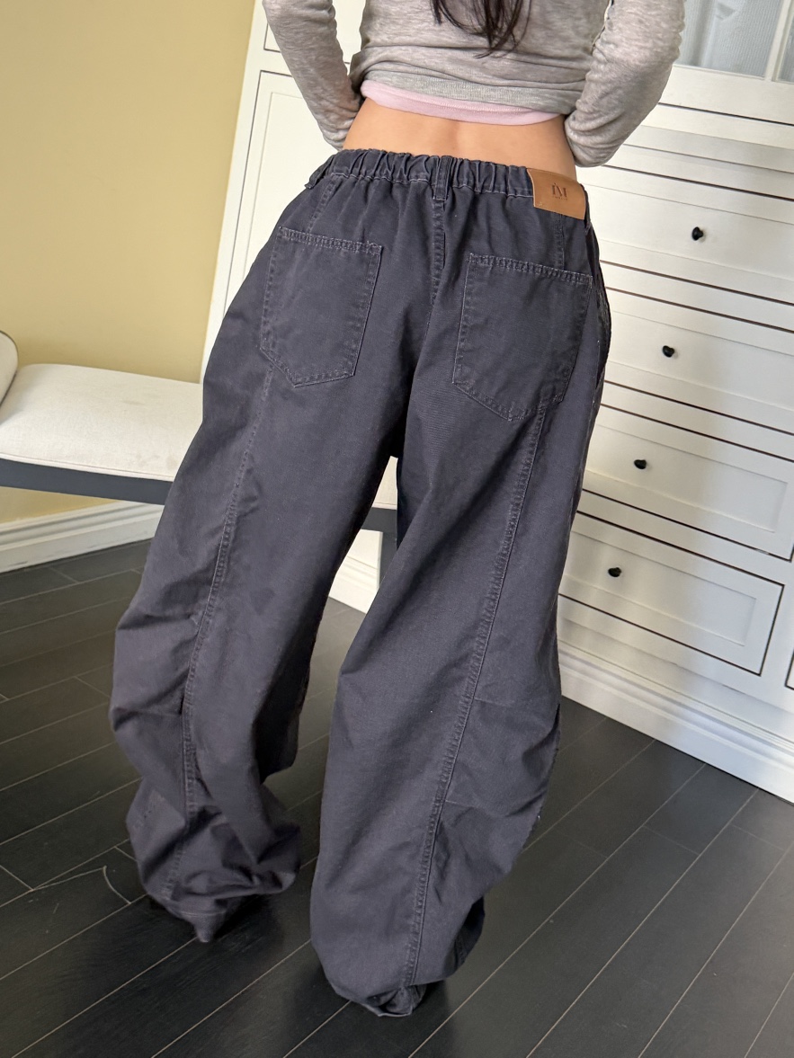 I MFACT韓國東大門代購女士新款熱賣人氣職業休閑褲褶皺I MFACT休閑褲