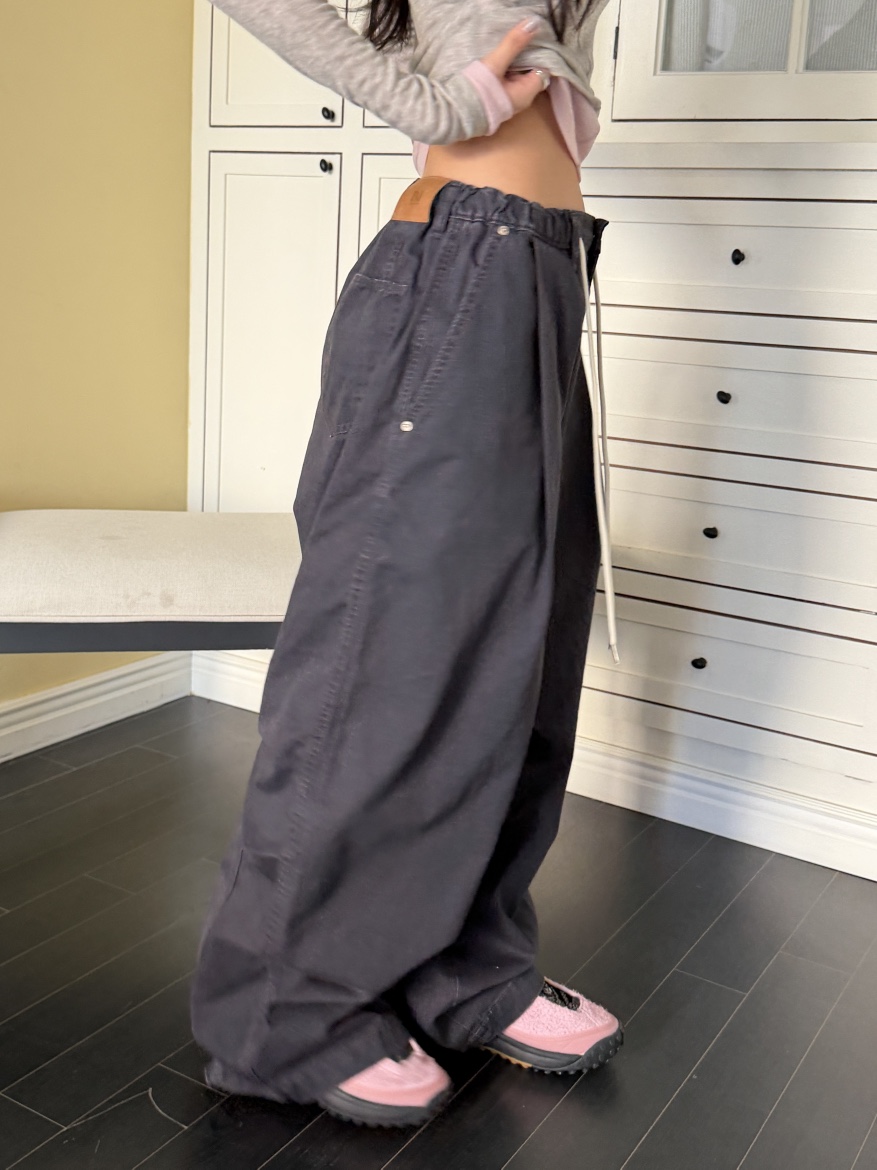 I MFACT韓國東大門代購女士新款熱賣人氣職業休閑褲褶皺I MFACT休閑褲